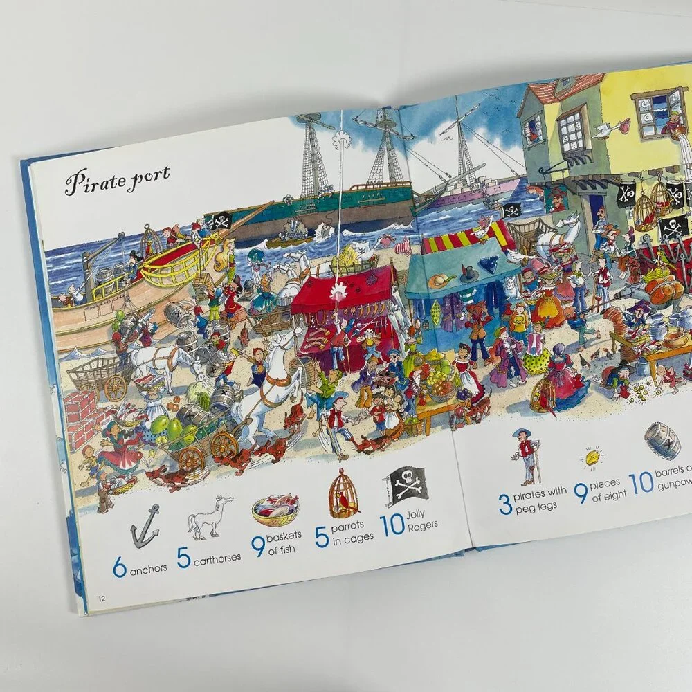 🍋 4/$20  Usborne 1001 Pirate Things to Spot | Kids Books Childrens Books - Picture 5 of 7